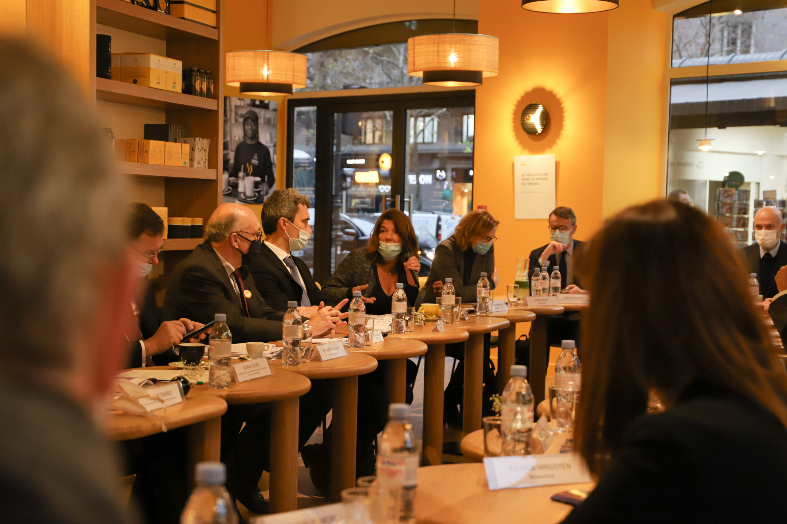 Photo du Café des dirigeants engagés au Café Joyeux