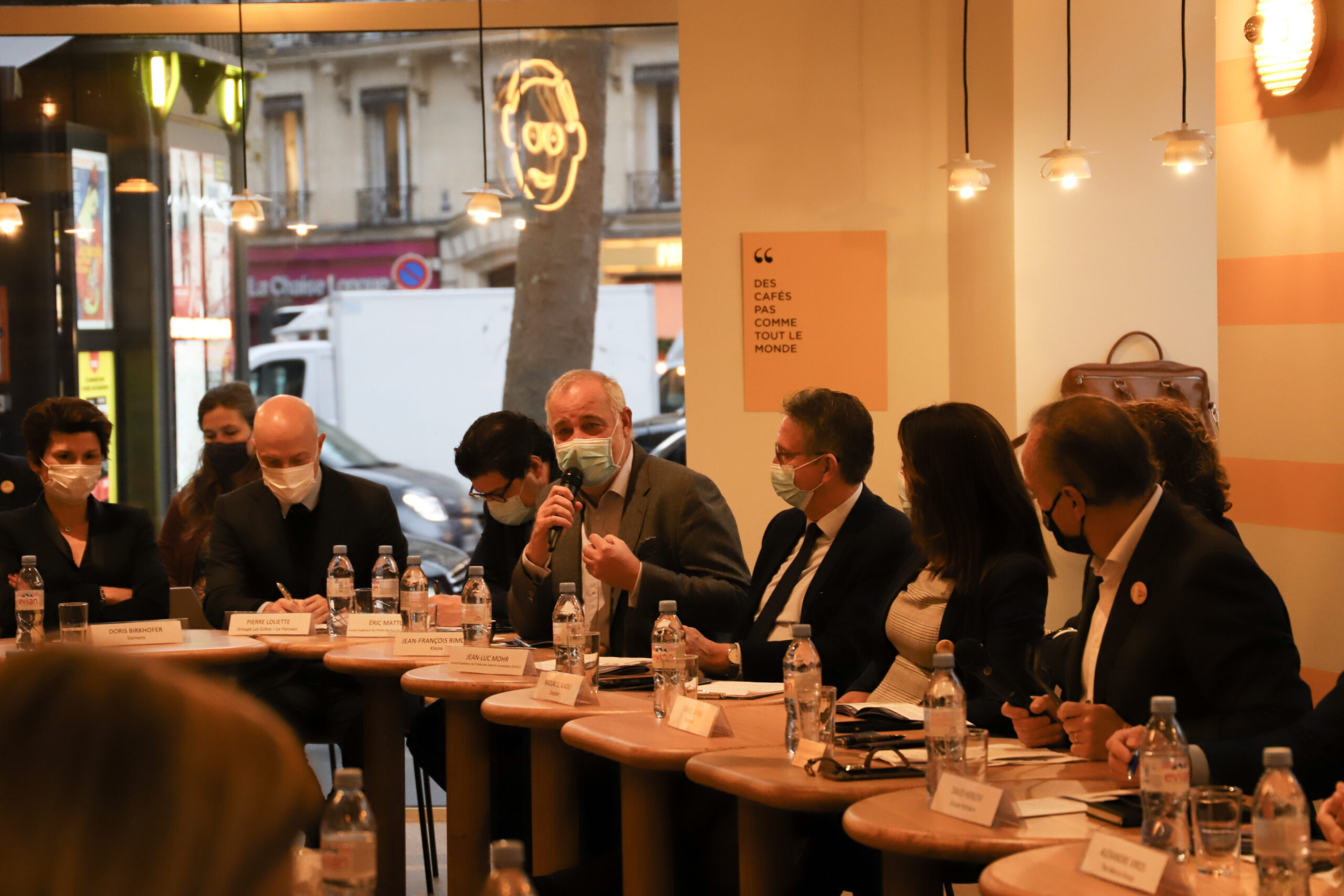 Photo du Café des dirigeants engagés au Café Joyeux