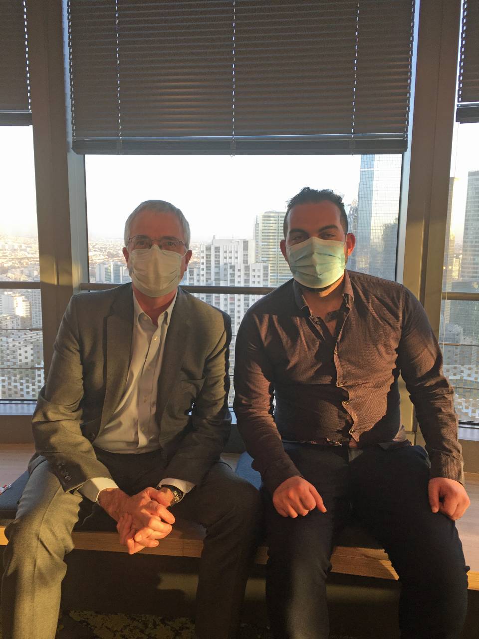 Un bin&ocirc;me d'Engie participant au Duoday 2021